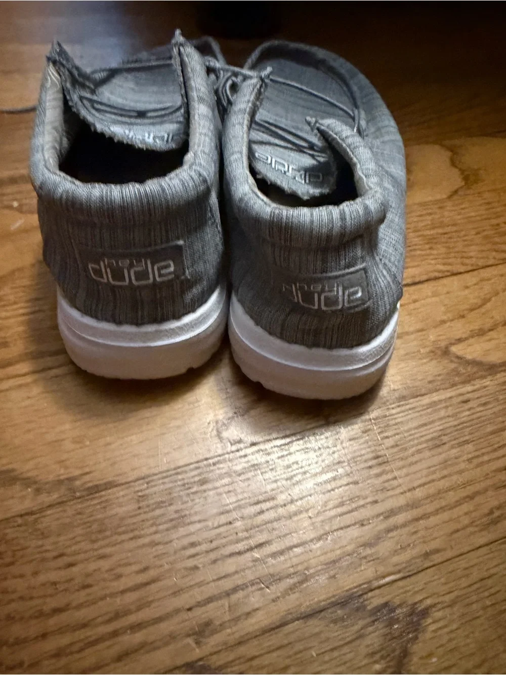 Hey Dude Kids Slip-On Sneakers in Grey